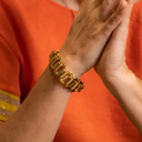 SUEÑO SOBRE VIAJES. Pulsera de cadena plana