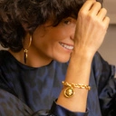 Duże koliste kolczyki z zawieszką czarnym sercem. OD RANA WESOŁO