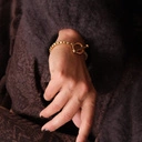 Bransoletka z łańcucha z zapięciem typu toggle. RUSAŁKA