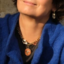 Pozłacane kolczyki w formie szekli z kulką z cyrkoniami. NA WODACH ATLANTYKU