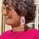 Naszyjnik z paciorków Miyuki i czarnych spineli. SŁODKA PROWANSJA