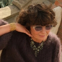 Naszyjnik z zielono-żółtymi dekorami z perłami. PONTE DI RIALTO