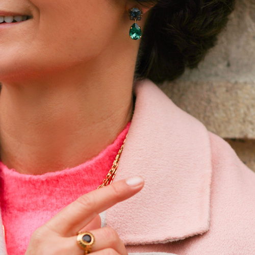 ¡SE QUIERE VIVIR! Pendientes colgantes