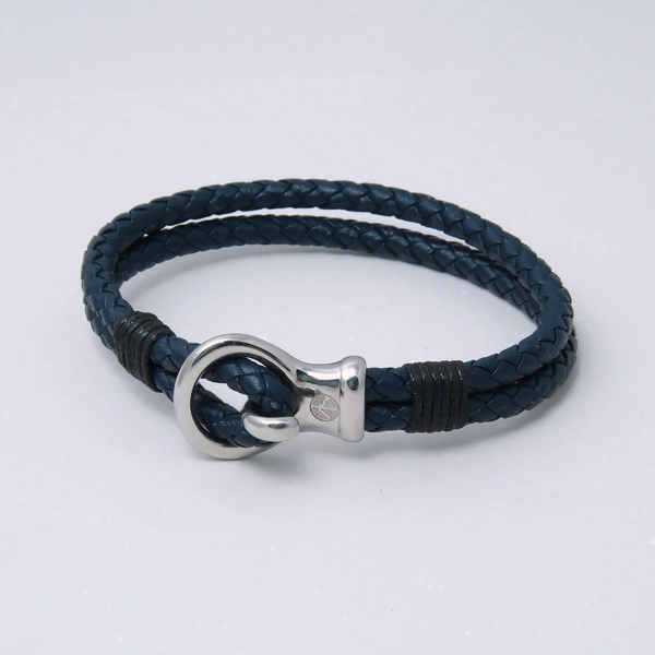 Bransoletka z plecionki, z zapięciem na węzeł płaski. AHOJ PRZYGODO!