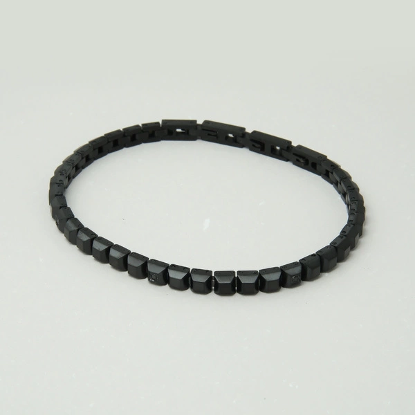 Modułowa bransoletka męska ze stali szlachetnej. SIŁA TYTANU