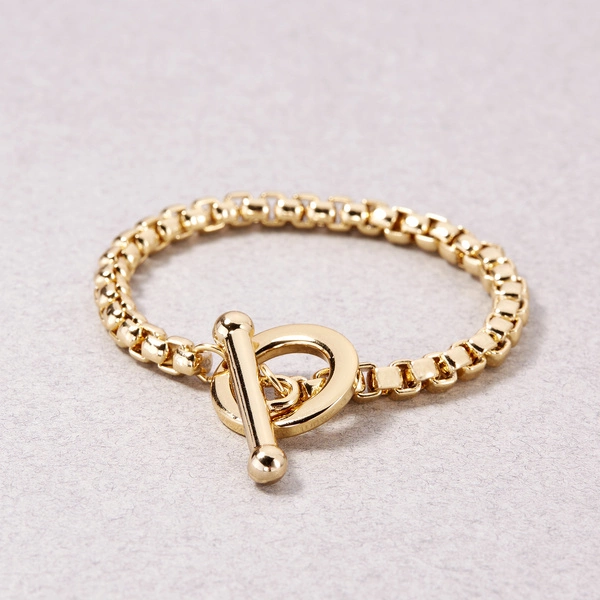 Bransoletka z łańcucha z zapięciem typu toggle. RUSAŁKA