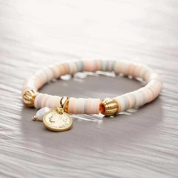 Bransoletka na gumce z silikonowych koralików. KOGEL MOGEL 