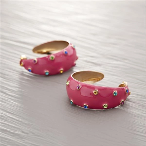 Kolczyki koła z cyrkoniami. ZACHWYCASZ SIĘ