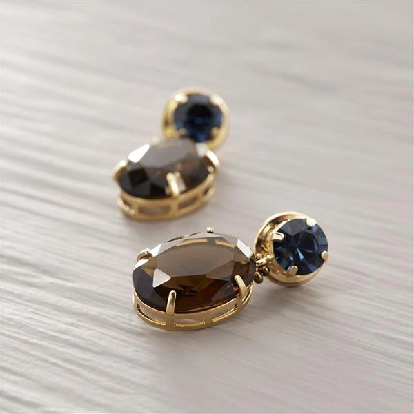 Kolczyki z kryształami. Z MIŁOŚCI